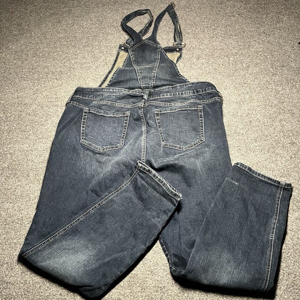 Torrid Overalls Womens 14 Plus Blue Dark Wash Denim Stretch Cotton Blend Outdoor - Picture 10 of 11